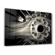 The Propeller | Glass Wall Art - Artdesigna