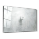 The Ghost Face In The Fog | Glass Wall Art