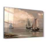 Marine Workers From Victor Hugo | Glass Wall Art