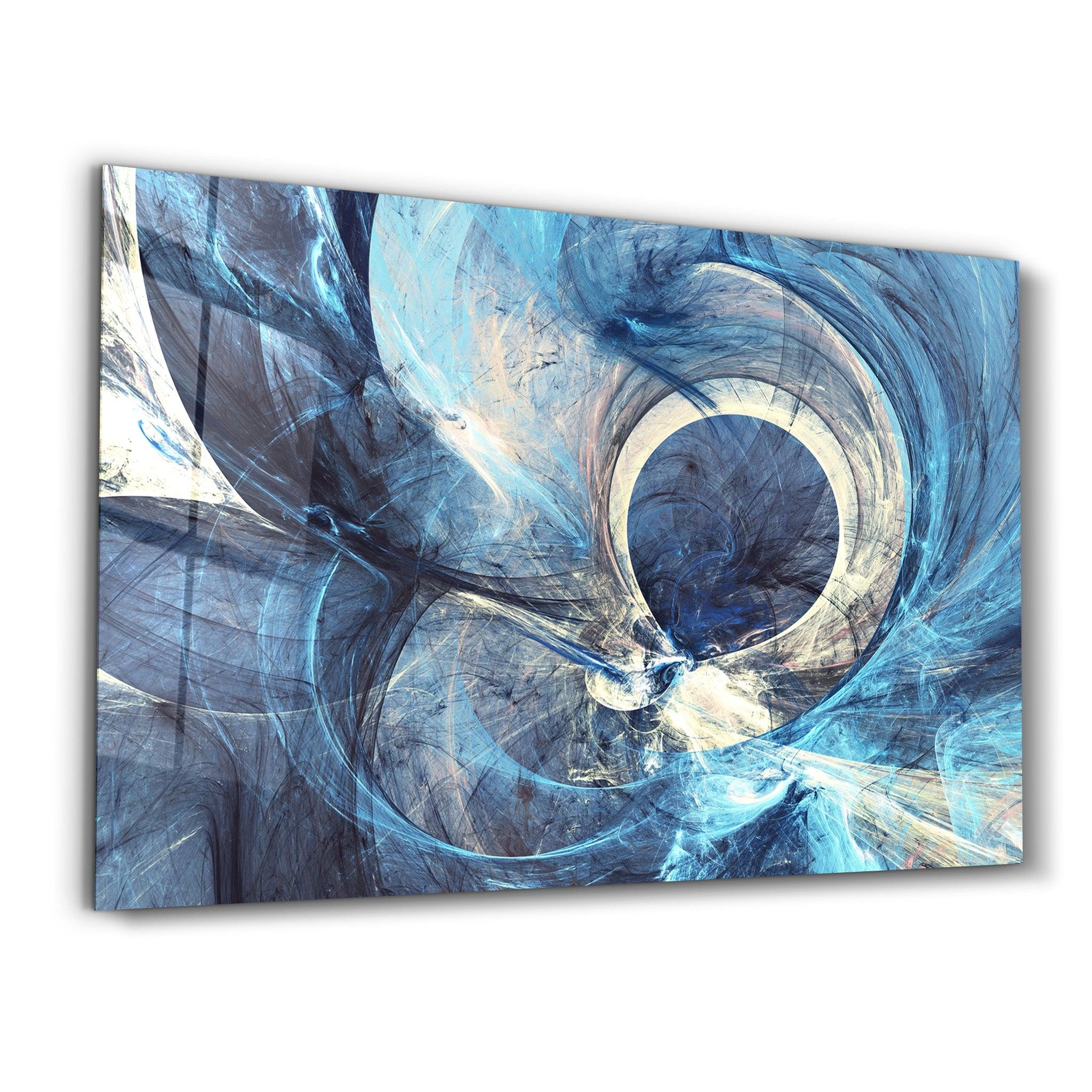 Cosmic Vortex | Glass Wall Art - Artdesigna