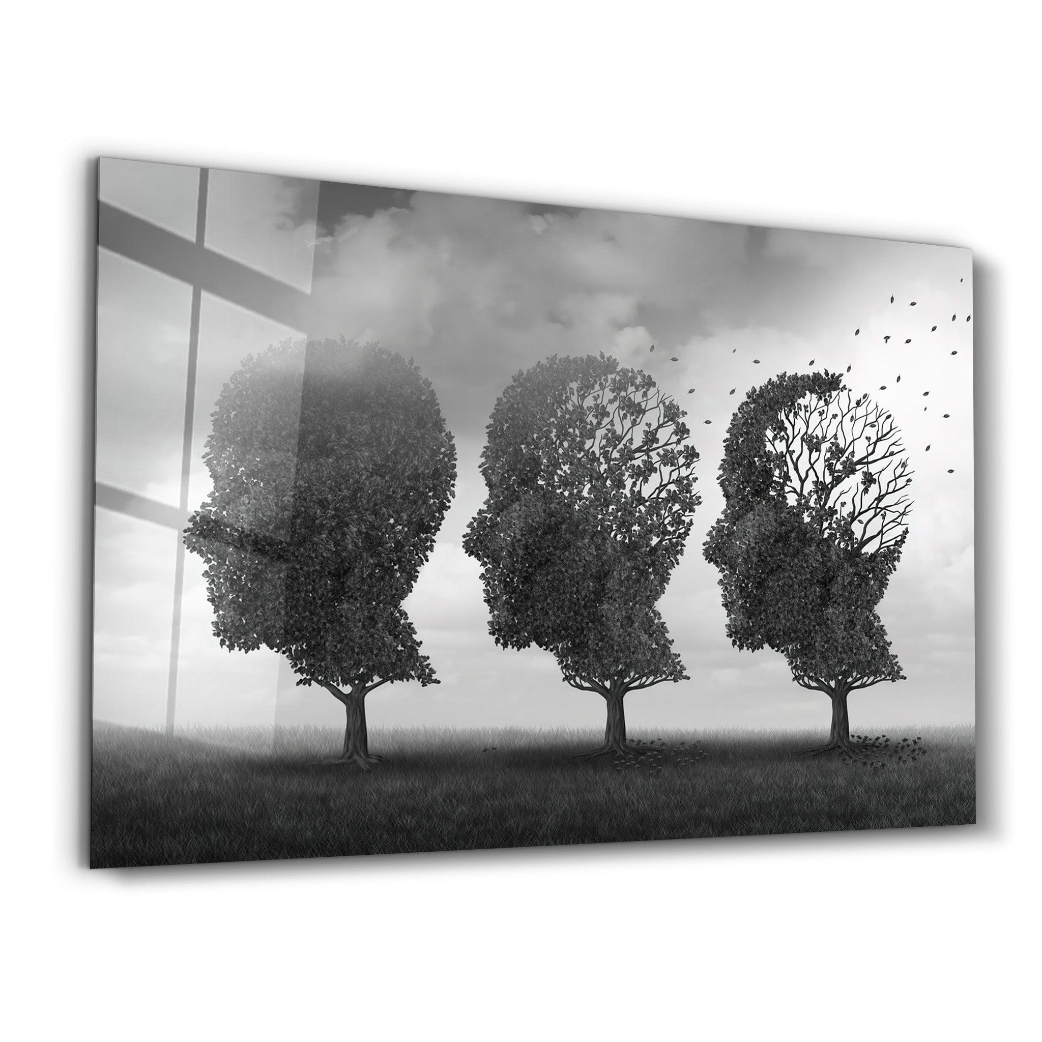 A Phase Of Forgetting Things | Glass Wall Art - Artdesigna