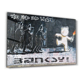 Banksy - The Mild Mild West | Glass Wall Art
