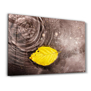 Ripples of Autumn | Glass Wall Art - Artdesigna