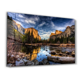 Yosemite Valley - Lake | Glass Wall Art