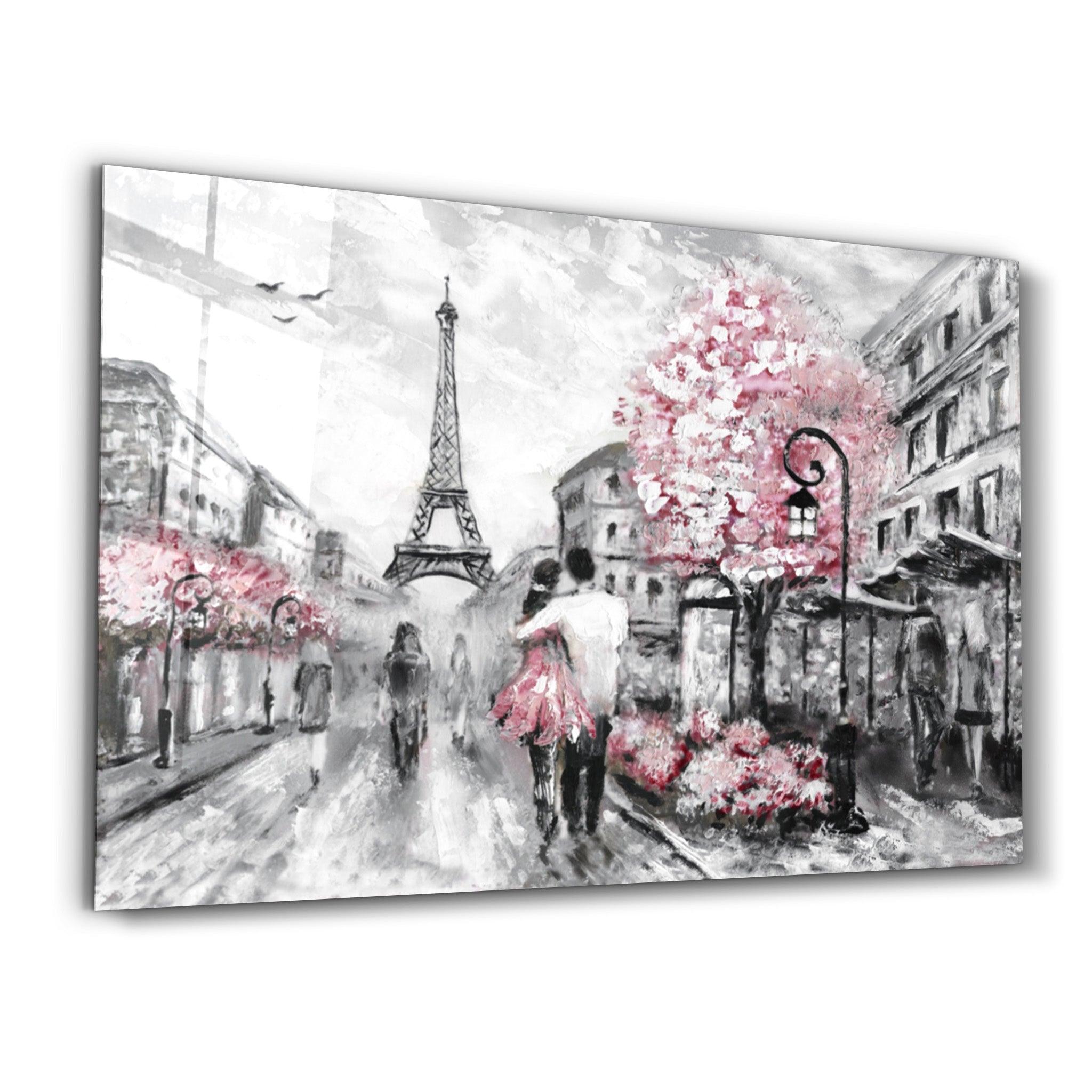 Paris | Glass Wall Art - Artdesigna