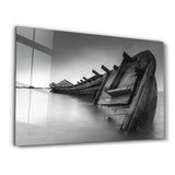 Shipwreck | Glass Wall Art