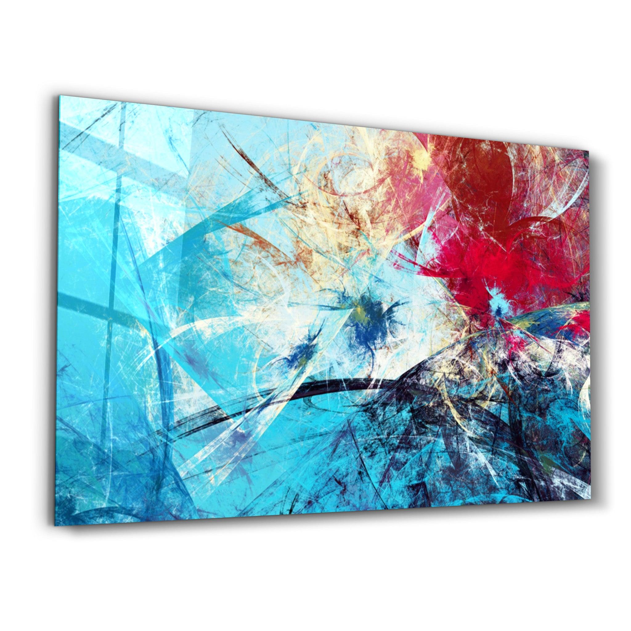 Sea Reflection | Glass Wall Art - Artdesigna