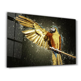 Parrot | Glass Wall Art