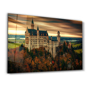 Castle | Glass Wall Art - Artdesigna