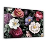 Floral | Glass Wall Art