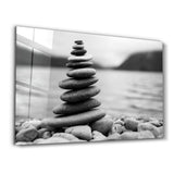 Pebbles | Glass Wall Art