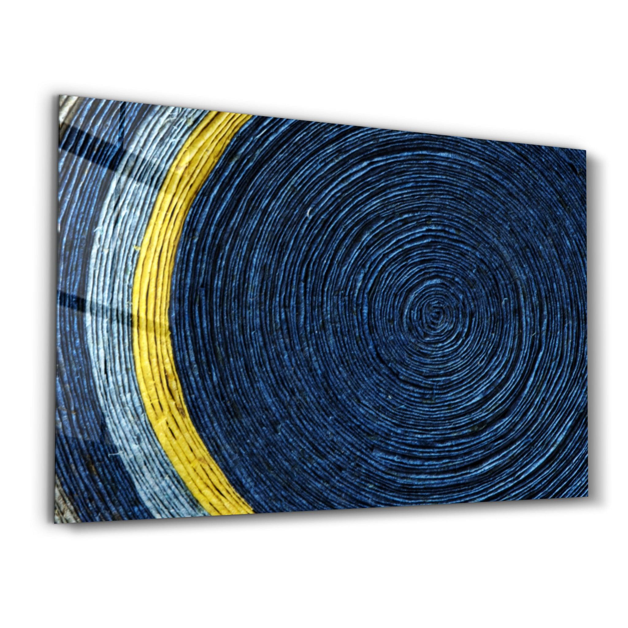 Colored Spiral | Glass Wall Art - Artdesigna