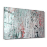Oil Painting Effect Abstract Pattern | Glass Wall Art