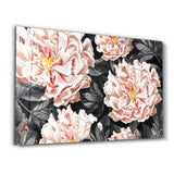 Midnight Blossoms | Glass Wall Art