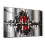 Digicity Abstract | Glass Wall Art