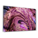 Shimmer Pink | Glass Wall Art