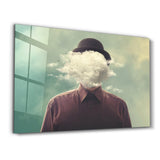 Smoke Head | Glass Wall Art