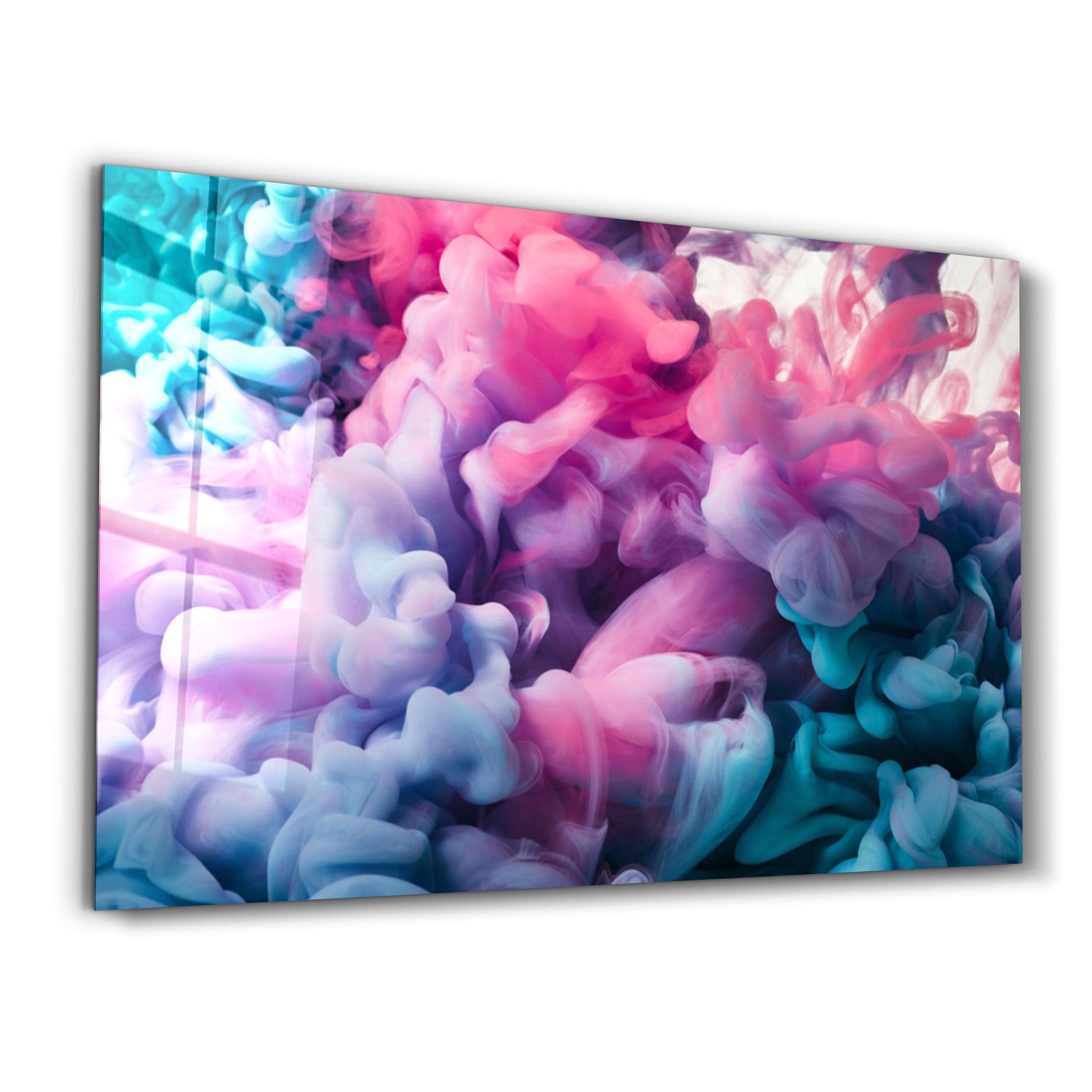 Color Dance | Glass Wall Art - Artdesigna