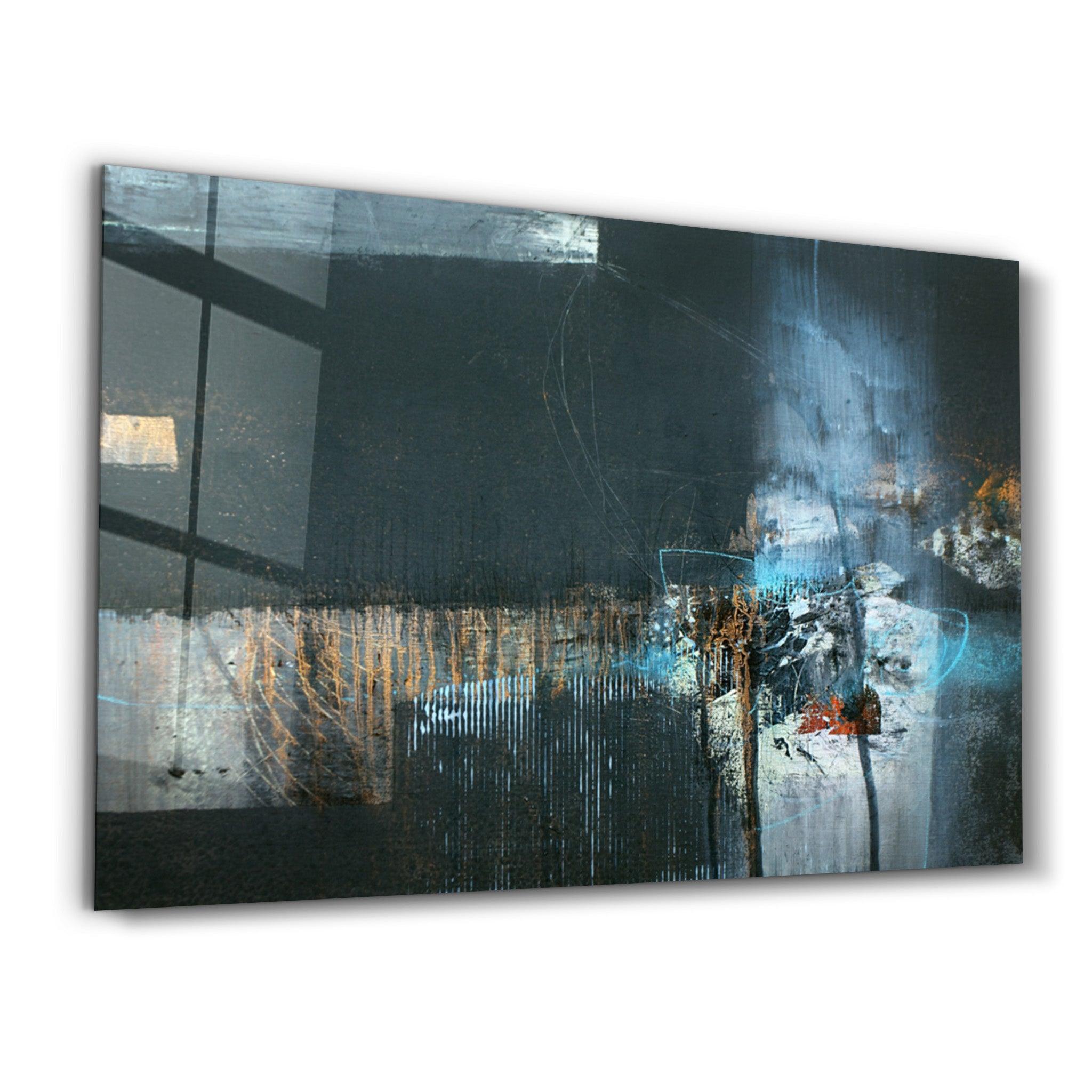 The Real Abstract | Glass Wall Art - Artdesigna