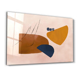 Modern Abstract Line Art V2 | Glass Wall Art