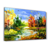 Abstract Landscape V2 | Glass Wall Art