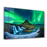 Aurora Borealis - Northern Lights Glass Wall Art