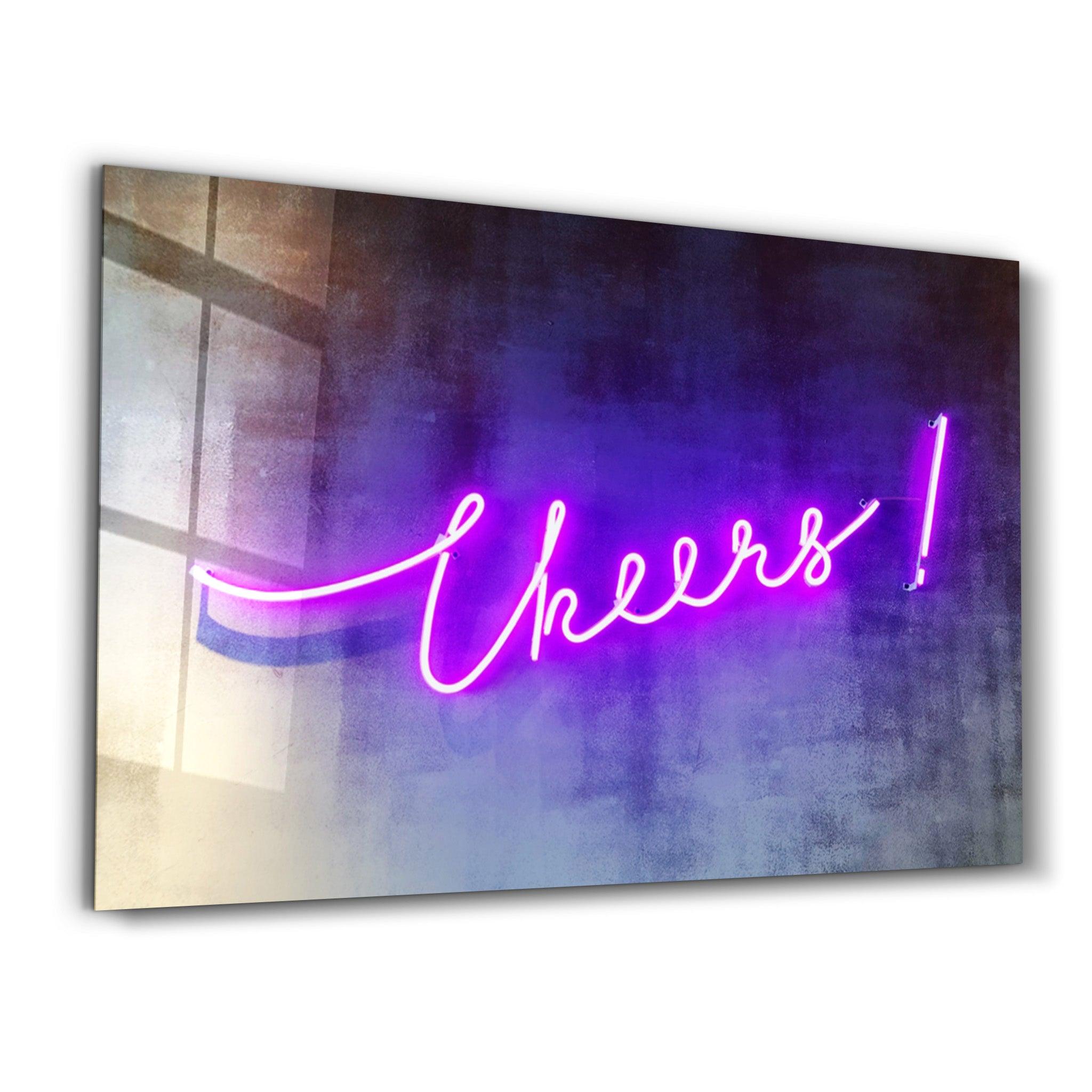 Cheers! | Glass Wall Art - Artdesigna