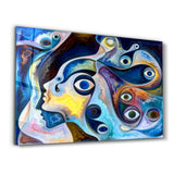 Eyes Abstract | Glass Wall Art