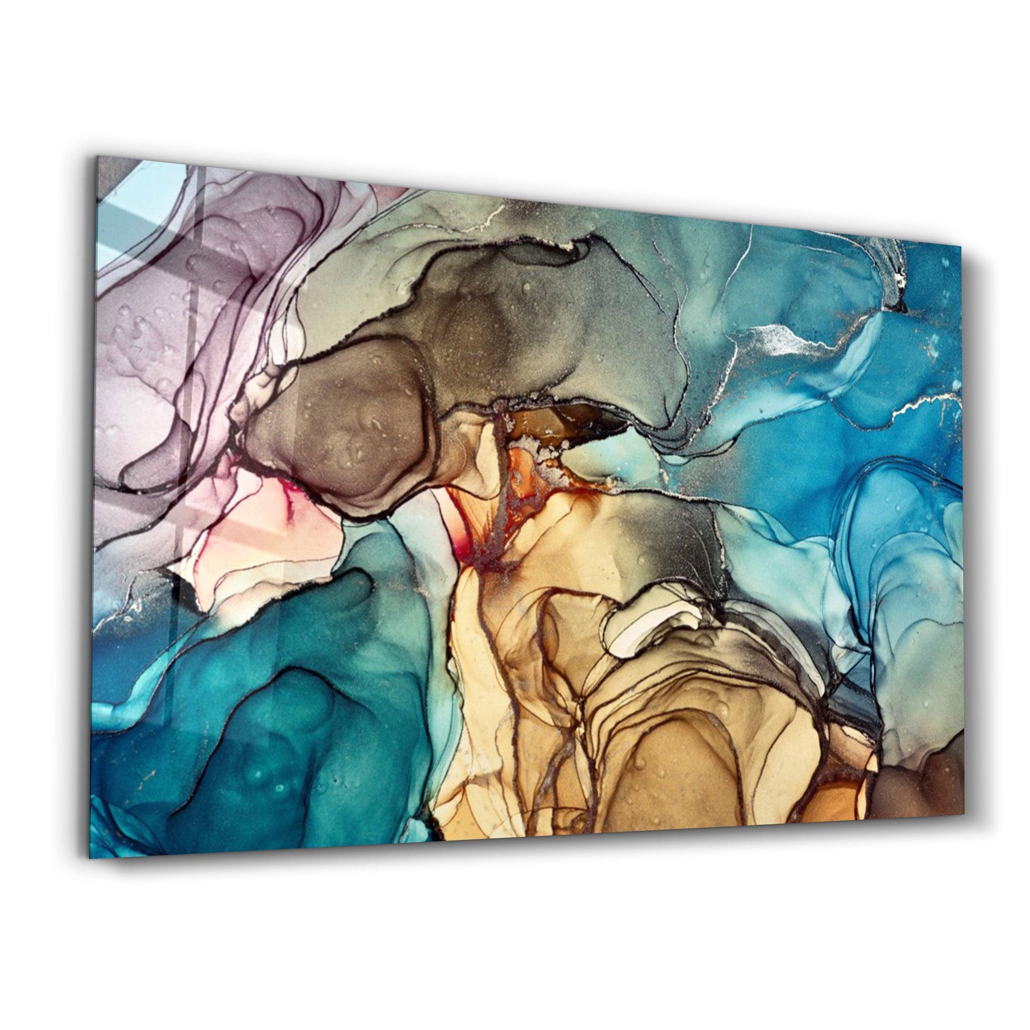 Marble Design 2 | Glass Wall Art - Artdesigna