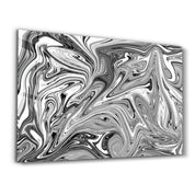 Abstract Shape | Glass Wall Art - Artdesigna