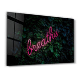 Breathe | Designer's Collection Glass Wall Art