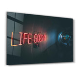 Life Goes On | Glass Wall Art