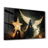 Angels of the Secret World | Glass Wall Art