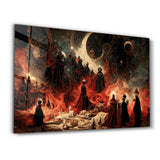 Meeting on the Dark Side | Glass Wall Art
