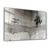 Banksy What Are You Looking At? | Glass Wall Art
