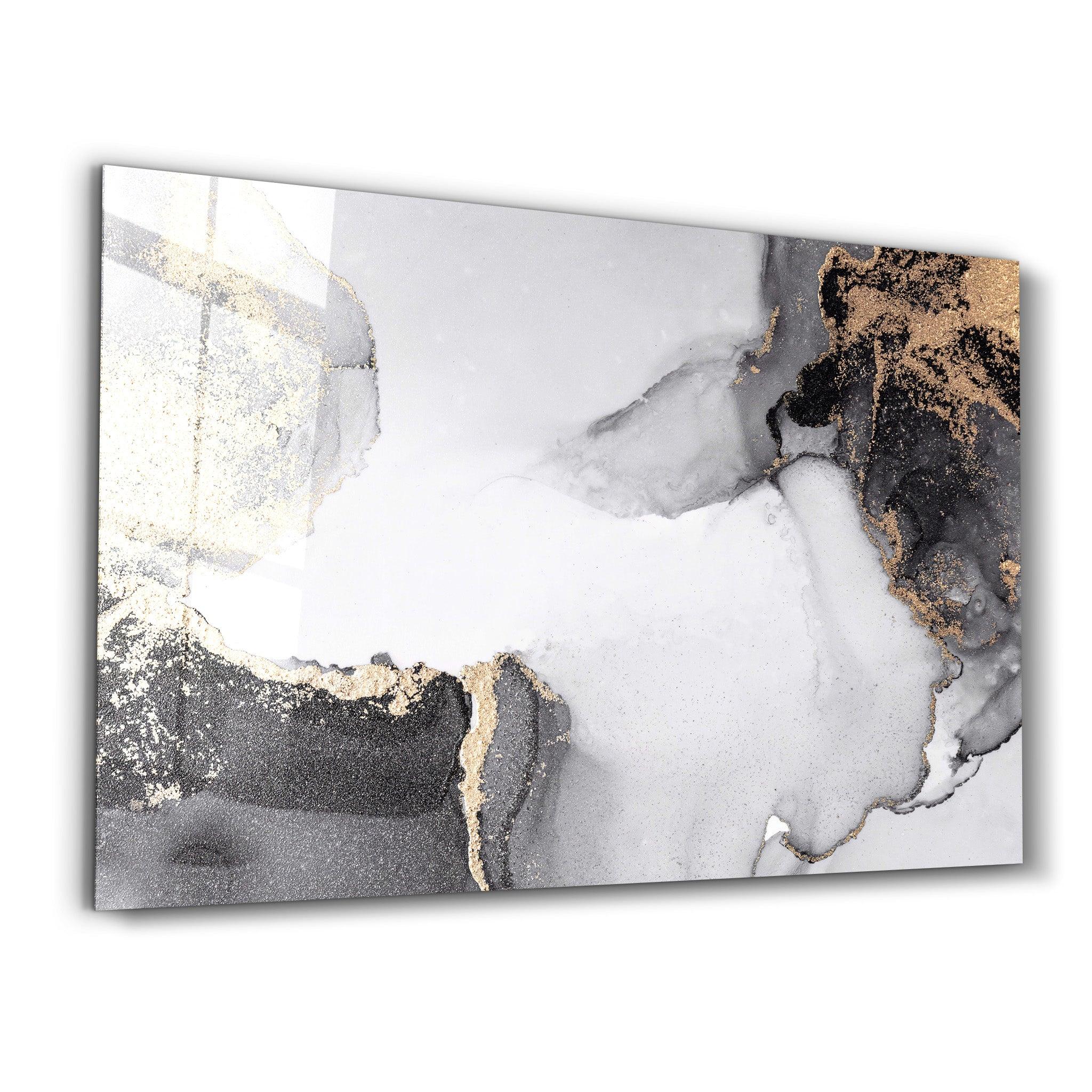 Marble Collection H2 | Glass Wall Art - Artdesigna