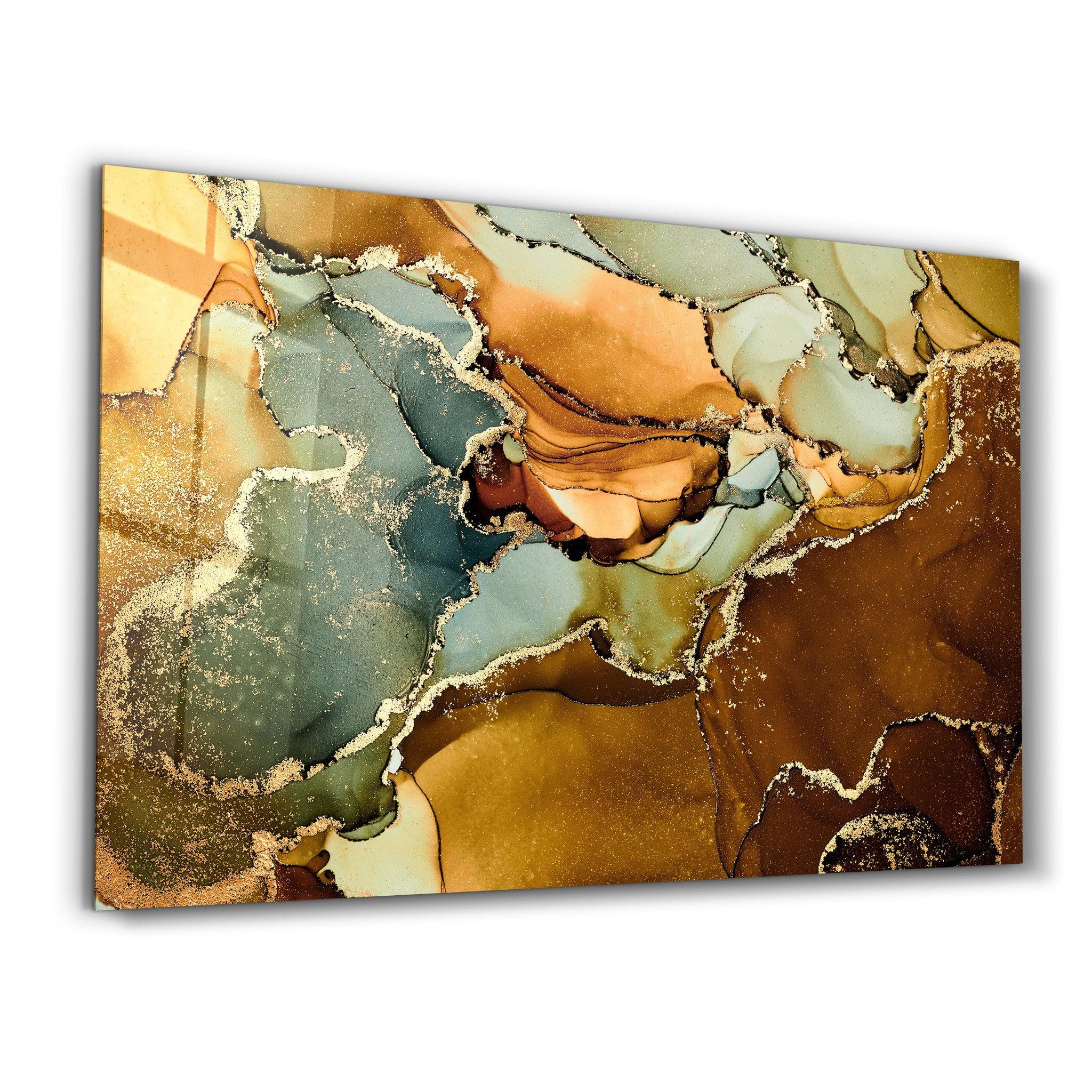 Marble Collection H13 | Glass Wall Art - Artdesigna