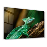 Wild Green | Glass Wall Art
