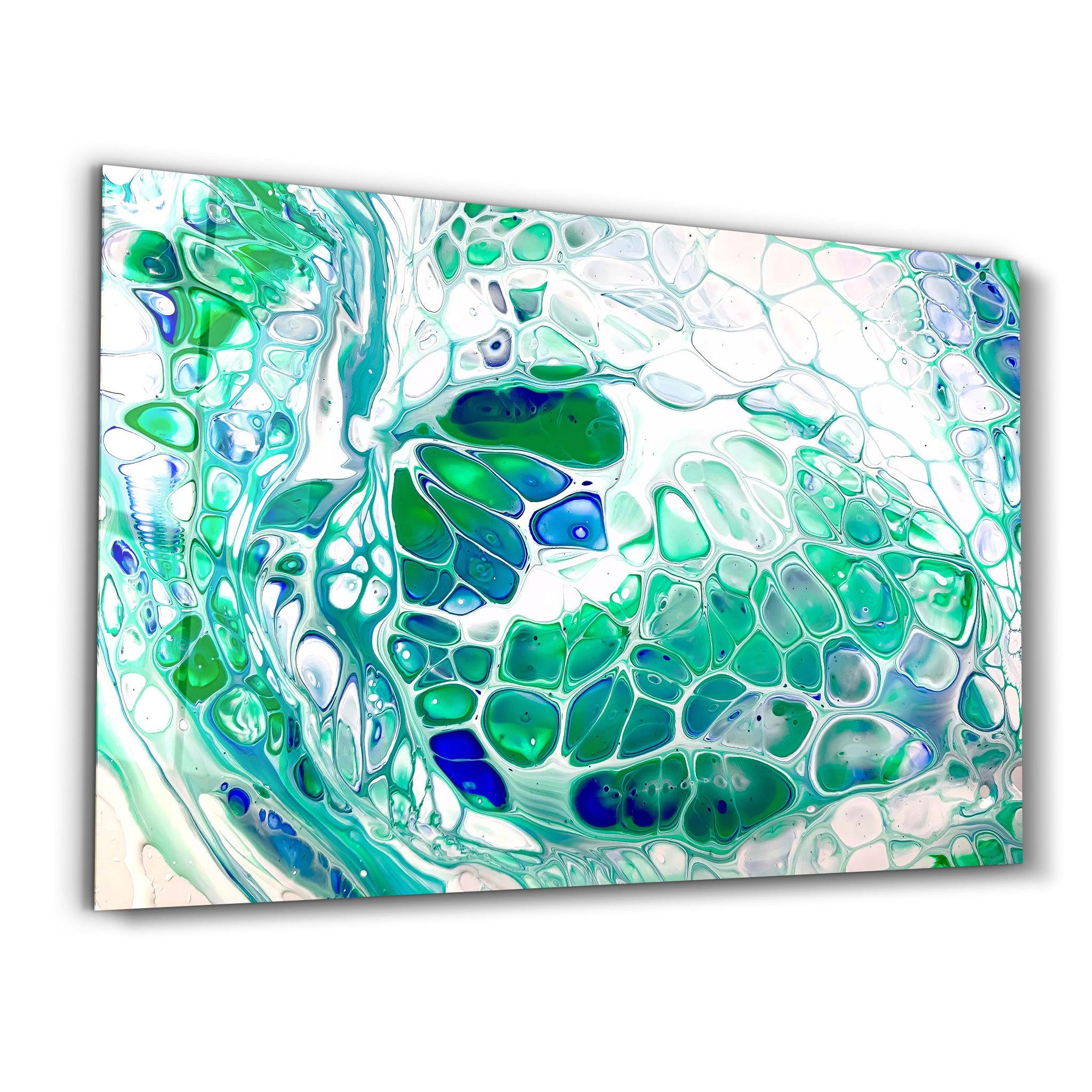 Marble Collection H17 - Elixir | Glass Wall Art - Artdesigna