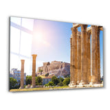 Ancient City Athens | Glass Wall Art