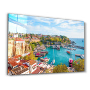 Old Town, Antalya, Turkey | Glass Wall Art - Artdesigna