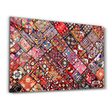 Indian Embroidery | Glass Wall Art