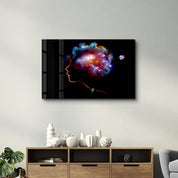 Space in Mind | Glass Wall Art - Artdesigna