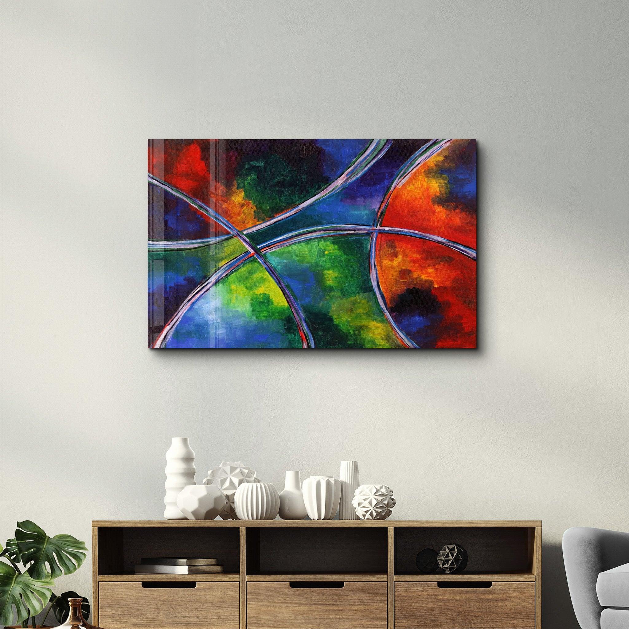 Excellence In Colors | Glass Wall Art - Artdesigna