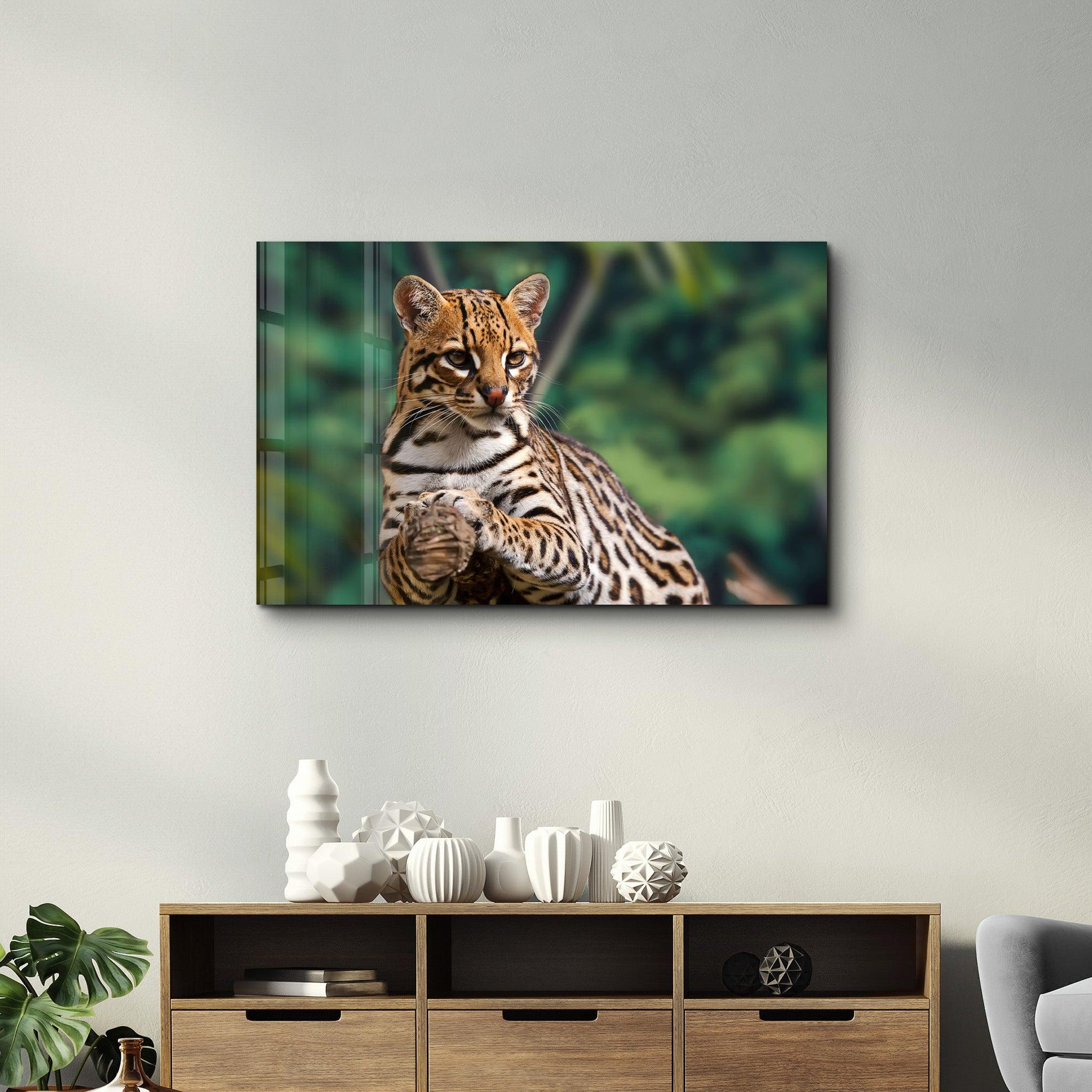 Just Chillin | Glass Wall Art - Artdesigna