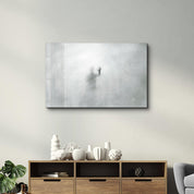 The Ghost Face In The Fog | Glass Wall Art - Artdesigna