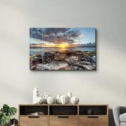 Sea View | Glass Wall Art - Artdesigna