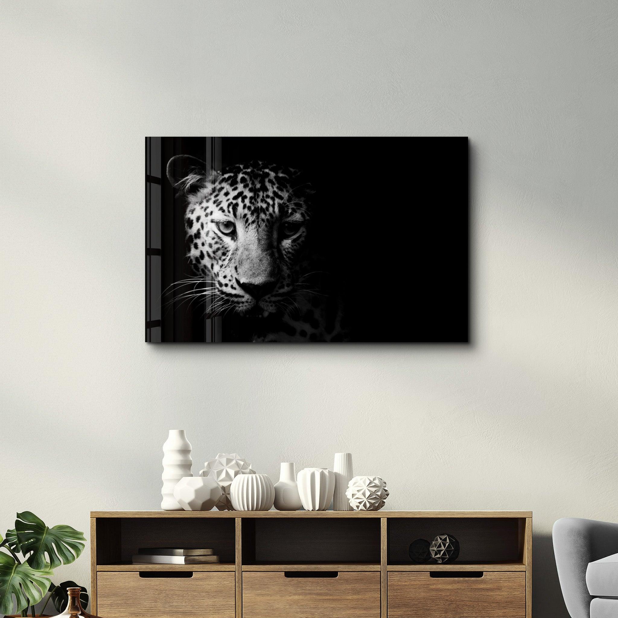 Mystic Eyes of the Jungle | Glass Wall Art - Artdesigna