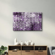 Code of Purple | Glass Wall Art - Artdesigna