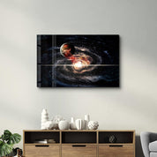 Lost in Space | Glass Wall Art - Artdesigna